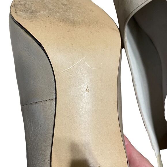 Vintage 70s beige leather pumps - Salamander German Brand. US 6.5 - Picture 10 of 13